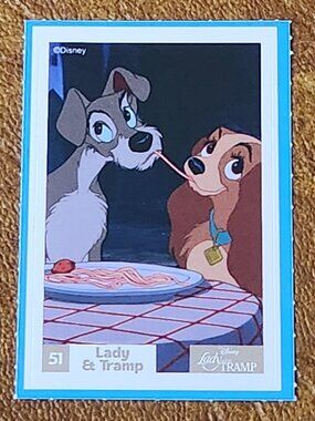 Loblaws Disney Stickers - 51 Lady and the Tramp - MAKE A BUNDLE!!
